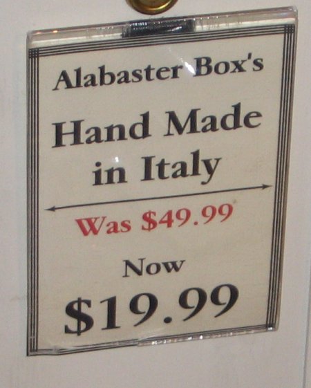 [Alabaster box's]