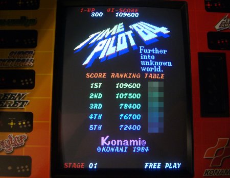 [Konami Arcade Time Pilot '84]