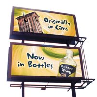 [Originally in cans billboard]