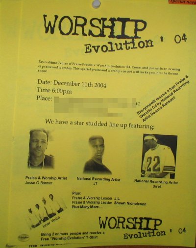 [Worship evolution]