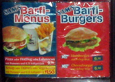 [Barfi Menus and Barfi Burgers]